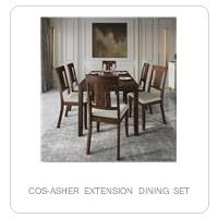 COS-ASHER EXTENSION DINING SET